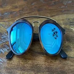 Ray Ban RB4257 6092/55 53 19 Large 3N Blue Mirrored Sunglasses Unisex