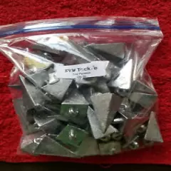 25 (Twenty five) 3 OZ PYRAMID SINKERS LEAD FISHING WEIGHTS FREE SHIPPING