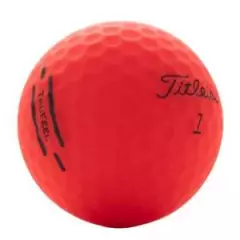 Titleist TruFeel Matte Red AAAA Near Mint 12 Used Golf Balls 4A