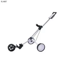 Foldable 3 Wheel Golf Pull Push Cart Trolley Scorecard Drink Holder NEW !