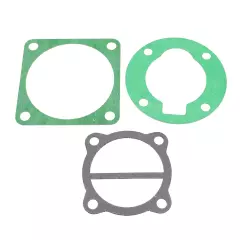 Valve Plate Gaskets Washers Set for Air Compressor 3 Pcs Black Plastic Material