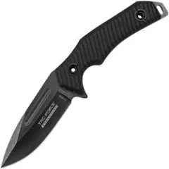 Tac Force Fixed Knife 3.5" 8Cr13MoV Steel Full Tang Drop Point Blade G10 Handle