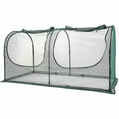 Portable Chicken Run Hen Coop,Walk-in Poultry House,Outdoor Gardening Net,Eas...