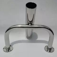 1 TUBE STAINLESS STEEL 316 BOAT FISHING ROD HOLDER (40mm tube)