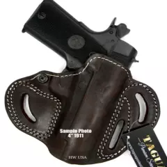 TAGUA Premium Brown Leather Open Top RH OWB Belt Holster BERETTA PX4 STORM 3"