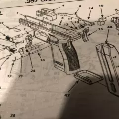 Springfield Armory Model XD Reproduction Single page .357 Sig/.40 S&W/.45ACP/.45