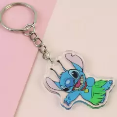 lot 20pcs cartoon Stitch Acrylic Keychain Key Chain Girls boy Keyring gifts