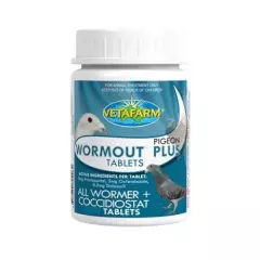 Pigeon Wormout Plus 100 Tablets - worms and coccidia - Vetafarm