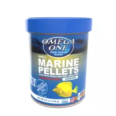 Omega One Small Marine Pellets with Garlic 4.5 oz - 2 Pack