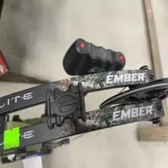 Elite Ember Green Riser Black/Camo limbs 10-60# D/W 15-29in TRS