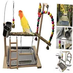  Bird Playground Parrots Play Stand Birdcage Play Stand Play Gym Parakeet 