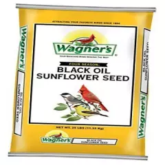 Black Oil Sunflower Wild Bird Food, 25-Pound Bag