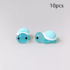 10Pcs Mini Turtles Luminous Ornament Crafts Tiny Turtles Home Decoration Gift Sn