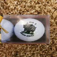 DUNLOP Steelcore 3 Golf Ball Pack South Africa Logo New collectible big 5 box 