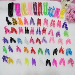 60 Pairs Fashion 11.5" Doll High Heels Shoes Sandals Doll Shoes For 1/6 Doll