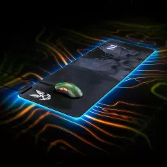 Goliathus Extended Chroma Gaming Mousepad: Customizable RGB Lighting - Soft, Clo