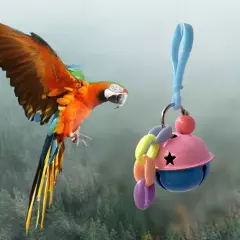 Parrot Toy Bell Joyful Play The Favorite Of Small Medium Sized Parrots Bell Toy.