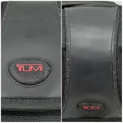 Tumi Rucksack A4 Storage Large Capacity Leather Nylon Black