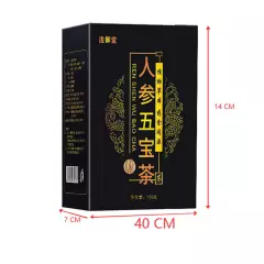 Natural Tea Formula Ginseng Five Treasure Tea, Kidney Tea Chinese Herbal Tea USA