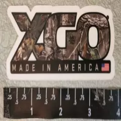 XGO Camouflage Camo GEAR Clothing HUNTING RIFLE Vinyl Sticker Decal Shot Show