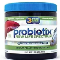 New Life Spectrum Probiotix Medium Sinking Pellet Probiotic Diet Fish Food 150g