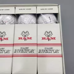 Vintage RAM Golden Investor Golf Balls 15 Balls Surlyn Cover