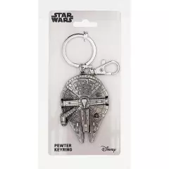 Star Wars Pewter Key Ring - Millenium Falcon Keychain Keyring Star Wars Gift