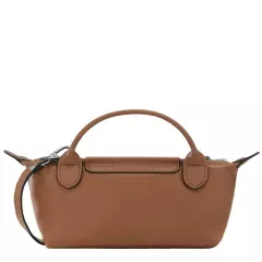 Longchamp Le Pliage Xtra Xs Leather Pouch Women's Brown