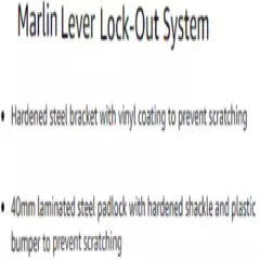 Marlin Lever Action Safety Lock MFC-10