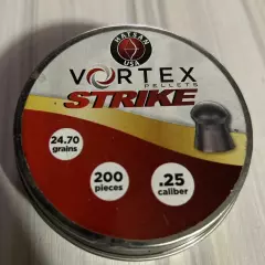 Hatsan Vortex Strike AirGuns Pellets .25 Caliber. 24.70 Grains. 200 Pieces