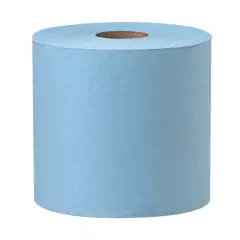 JUMBO LINT FREE PAPER WIPES BLUE X80 - 475 WIPES/ROLL