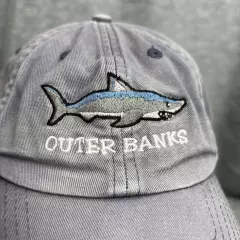 Outer Banks Hat Cap Cotton Blue Adjustable Shark Kids Youth Cap