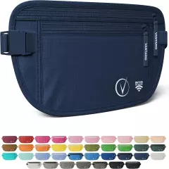 Money Belt for Travel - Security Fanny Pack for Phone, Money, Passport, & Mor...