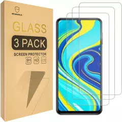 Mr.Shield [3-Pack] Designed for Xiaomi Redmi Note 9 Pro [Tempered Glass] [Japan