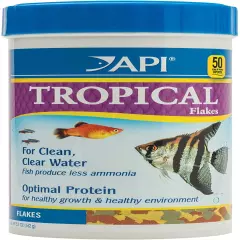 TROPICAL FLAKES Fish Food 5.7 oz Aquarium Tropical Nutrient-Rich Balanced Diet