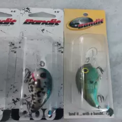 Lot of 4 Bandit 200 Lures In 4 Fish Catching Colors!