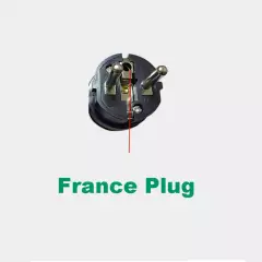 Schuko EU Rewireable AC Power Plug French Mains Plug 220V - 250V 16A