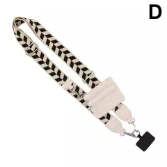 Phone Strap with Zippered Pouch,Cross Body Phone String with Zipper Wallet Pouch