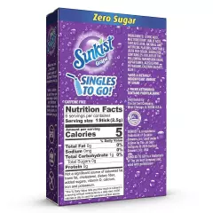 Sunkist Soda Singles To Go Drink Mix Grape 12 Boxes with 6 Packets Each - 72 ...