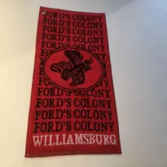  FORD’S COLONY GOLF TOWEL 