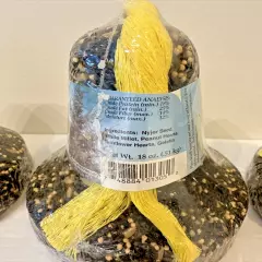 Bird Seed 18 Oz. Finch Bell with Hanging Net #1305 by Pine Tree Farms New Sealed