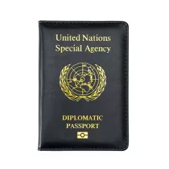 Personalized United Nations Passport Cover Diplomatic Holder Special Agency New