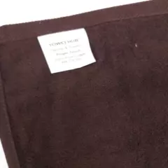 12 Towel Hub Dark Brown 16x26 Tri Fold Velour Golf Towels 16” X 26”