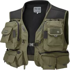 Wychwood Gorge All Weather Lightweight Multi Pocket Fly Fishing Vest - All Sizes