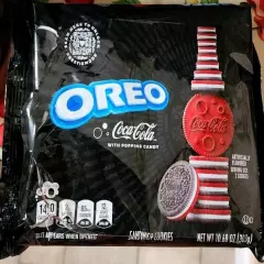 (2) packs of OREO Coca-Cola Coke Cookies Sandwich Limited Edition 10.68oz 2024 