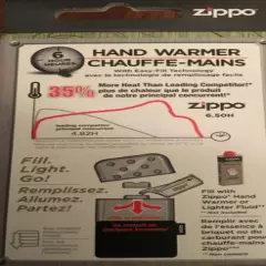  Zippo Pearl White 6 Hour Hand Warmer With Filler Cup & Pouch, 40322 New In Box