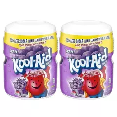 2-Pack Kool-Aid Grape MixGood Source of Vitamin C, Makes 8 Quarts, 19 Oz