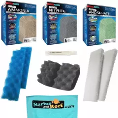 Inland Seas Fluval Bundle of 6 Replacement Medias for 406/407 Aquarium Filters: 