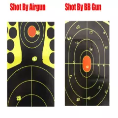 Shooting Range Paper Target Splatter and Self Adhesive 9.5''*14.5'' QTY 25Pcs