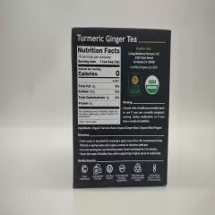 Buddha Teas Organic Turmeric Ginger Tea - OU Kosher USDA Organic CCOF Organic...